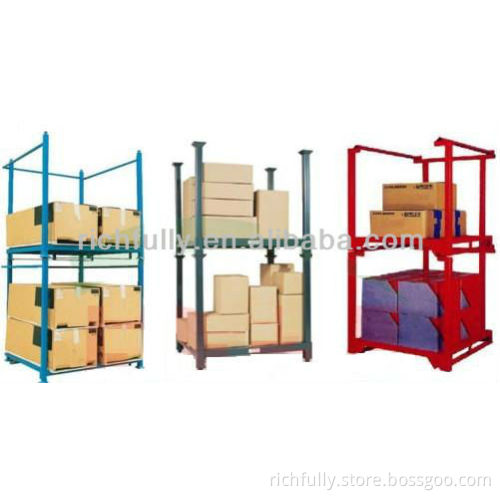 Professional Warehouse Storage Clever Folding Stacking Rack